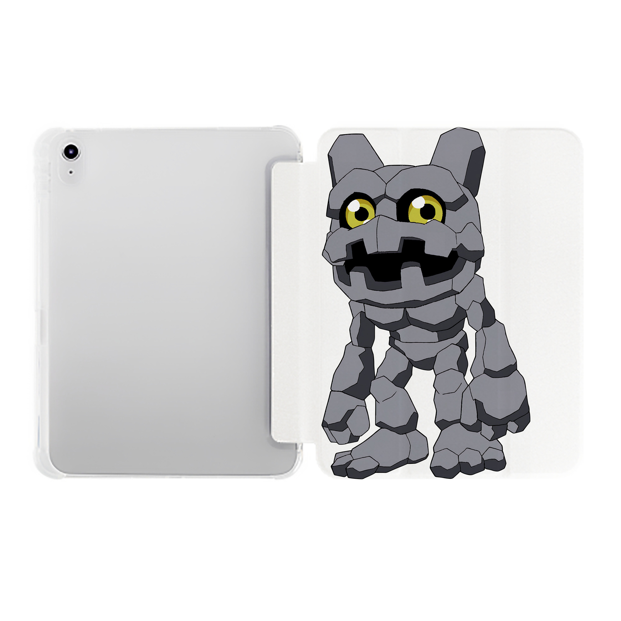 （画像用） Digimon デジタルモンスター/デジモン IPad ケース ペン収納付き 三つ折りスタンド PUレザー×シリコン 対応機種9.5/10.5/10.9インチ